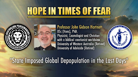 2023-10-21: Professor John Gideon Hartnett - State Imposed Global Depopulation in the Last Days