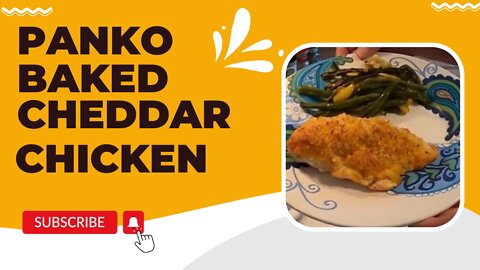 Panko Baked Cheddar Chicken Easy Recipe