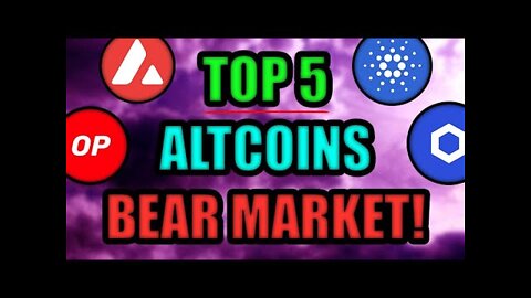 BEST 5 ALTCOINS FOR BITCOIN BEAR MARKET 2022