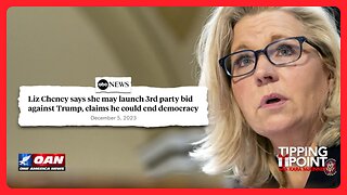 Debunking Liz Cheney on Wanting to go 3rd Party Against Trump to 'Save Democracy' | TIPPING POINT 🎁