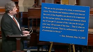Kennedy Defends Filibuster Using Schumer's Words