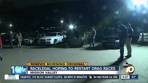 RaceLegal hoping to resume drag racing at SDCCU Stadium