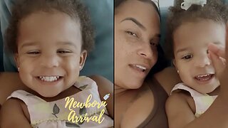 Chad Ochocinco & Sharelle Rosado's Daughter Serenity Talks To Mommy's Followers! 😊