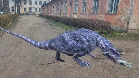 Real dinosaur attacks | T-Rex dinosaur in real life