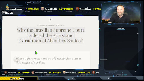 Why the Brazilian Supreme Court Ordered the Arrest and Extradition of Allan Dos Santos? 01-11-21