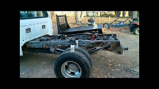 2000 Ford F350 dually flatbed Part 6 Frame Coating