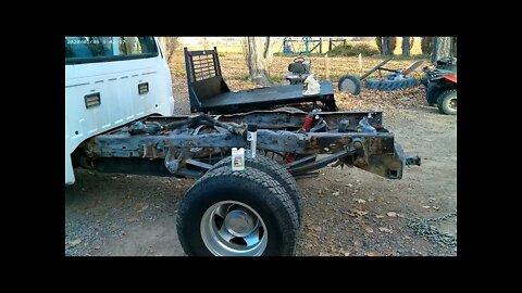 2000 Ford F350 dually flatbed Part 6 Frame Coating