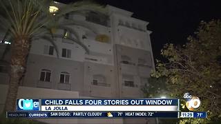 Child in intensive care after fall from apartment window