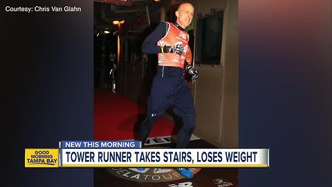 Tampa man loses 50 pounds running up famous stairwells