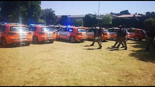 SOUTH AFRICA - Johannesburg - JMPD receives 40 new special patrol vehicles (Video) (y88)