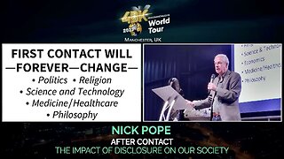 After ET Contact: What Impact Will Disclosure Have on Our Society? | Nick Pope on Billy Carson’s 4bidden Knowledge World Tour