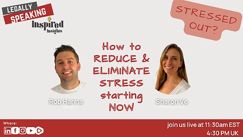 How to REDUCE & ELIMINATE STRESS starting NOW