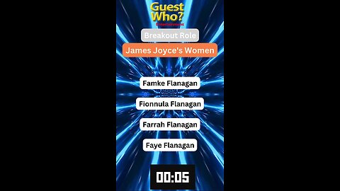 Guest Who #65 Quiz, Info, Facts and a Quote! | James Joyce's Women