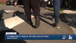Baltimore leaders hold community walk following violent week