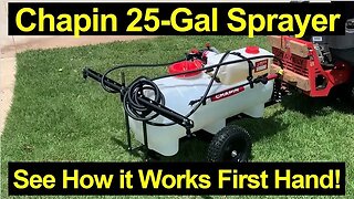 ✅ Chapin 25 Gallon Sprayer ● Mixes On Exit! ● Clean Tank Model 97761E and 97761