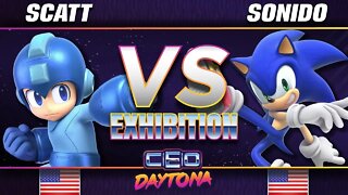 ScAtt (Megaman/Snake) vs. Sonido (Sonic/Inkling) - SSBU Demo - CEO 2018