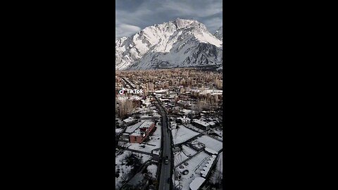 skardu in full cover with snow