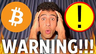 SELL WARNING TO ALL BITCOIN/CRYPTO HOLDERS 🚨