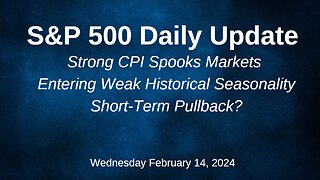 S&P 500 Daily Market Update for Wednesday February 14, 2024