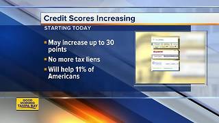 Credit scores increasing