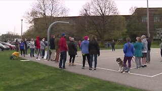 Lakewood residents gather at Madison Park to address basketball court closure