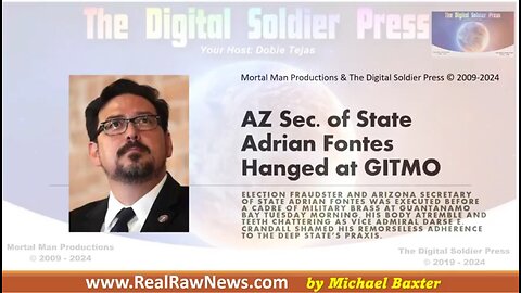 ARIZONA SECRETARY OF STATE ADRIAN FONTES HANGED AT GITMO