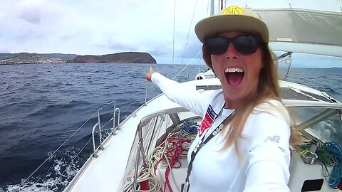 Sailing Into Horta! - This Is THE END of Our 2600 Mile Ocean Crossing [Ep. 52]