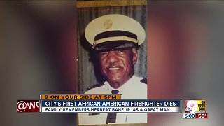 City's first African-American firefighter dies