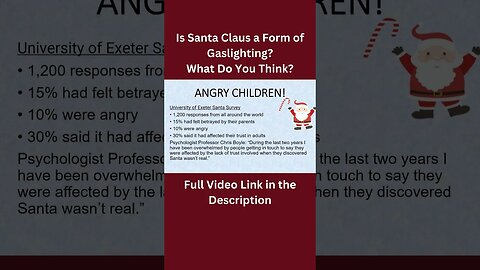Santa: Were You Angry When You Found Out?🎅#shorts
