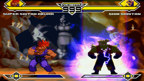 MUGEN - Super Saiyan Akuma (6P) vs. Shin Shaitan (12P) - Download