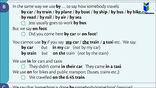 128 - English preposition BY - ENGLISH GRAMMAR IN USE - Unit 128 - Intermediate