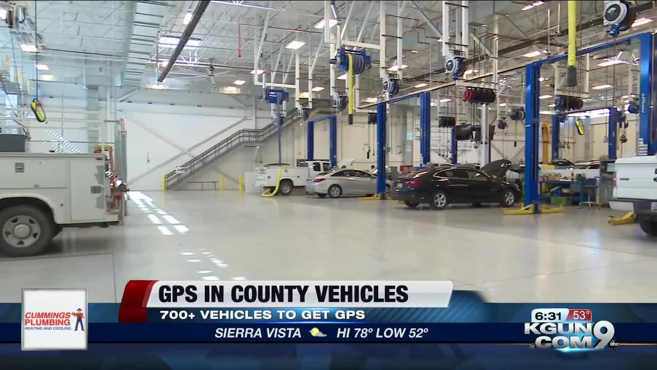 County vehicles get GPS systems