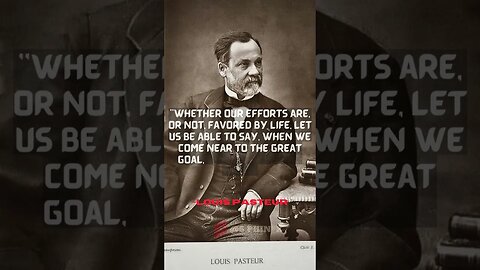 I have done what l could👊 | LOUIS PASTEUR #shorts #effort #history