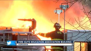 Early-morning fire damages Kenosha Education Association building