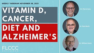 Vitamin D and Cancer, Diet, and Alzheimer's Disease: FLCCC Weekly Update (Nov 8, 2023)