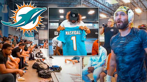 Miami Dolphins Showed Up At American Top Team - Jorge Masvidal