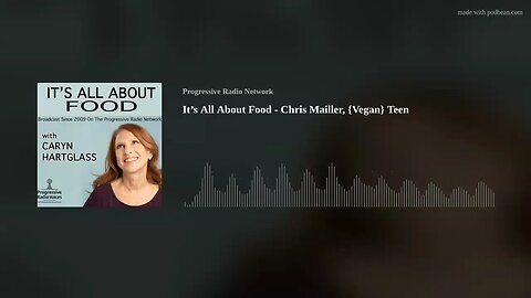 It’s All About Food - Chris Mailler, {Vegan} Teen