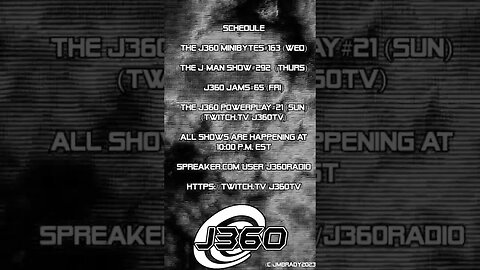 J360 Schedule: 03/15/23 #upcomingevents #comingsoon #j360radio #j360tv #entertainment