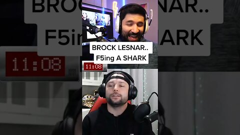Guess the WWE Superstar: Brock Lesnar F5-ing a Shark