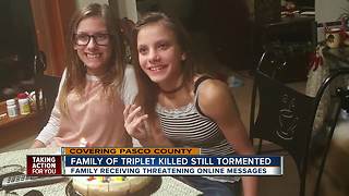 Facebook harassment continues for family of girl killed in crash