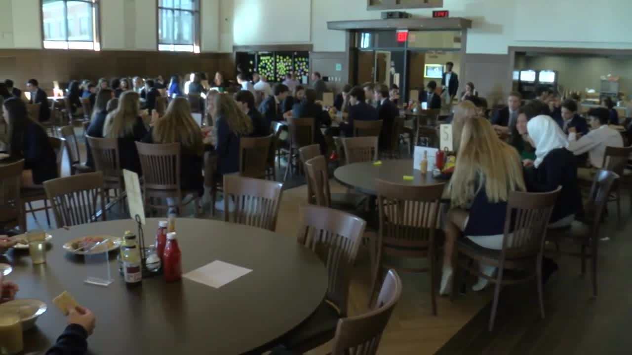 Why one local school has had assigned lunch seating for decades