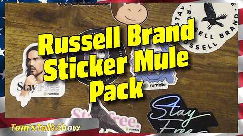 Russell Brand Sticker Mule Pack