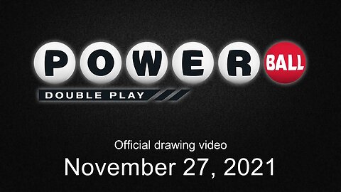 Powerball Double Play drawing for November 27, 2021