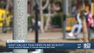 East Valley teachers plan sickout