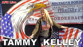 Tammy Kelley - Flags In Motion - Take Our Border Back Rally - San Ysidro, Ca.