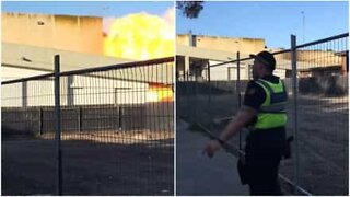 Dramatisk gasexplosion i galleria i Melbourne
