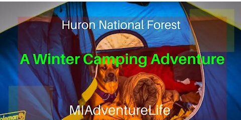 Winter Camping with a Dog... @MIAdventureLife