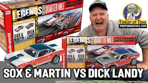 Sox & Martin - Dick Landy 13' Legends of the Quarter Mile Drag Race Set | SRS332 | Auto World