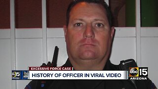 History of officer in viral video