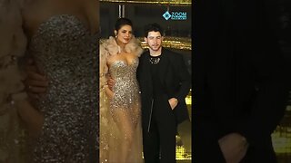 Desi Girl Priyanka Chopra with husband Nick Jonas at Nita Mukesh Ambani Cultural Centre